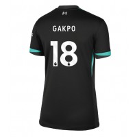 Liverpool Cody Gakpo #18 Fotballklær Bortedrakt Dame 2024-25 Kortermet